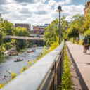 Paddeln auf dem Karl-Heine-Kanal im Leipziger Westen © Philipp Kirschner | leipzig.travel
