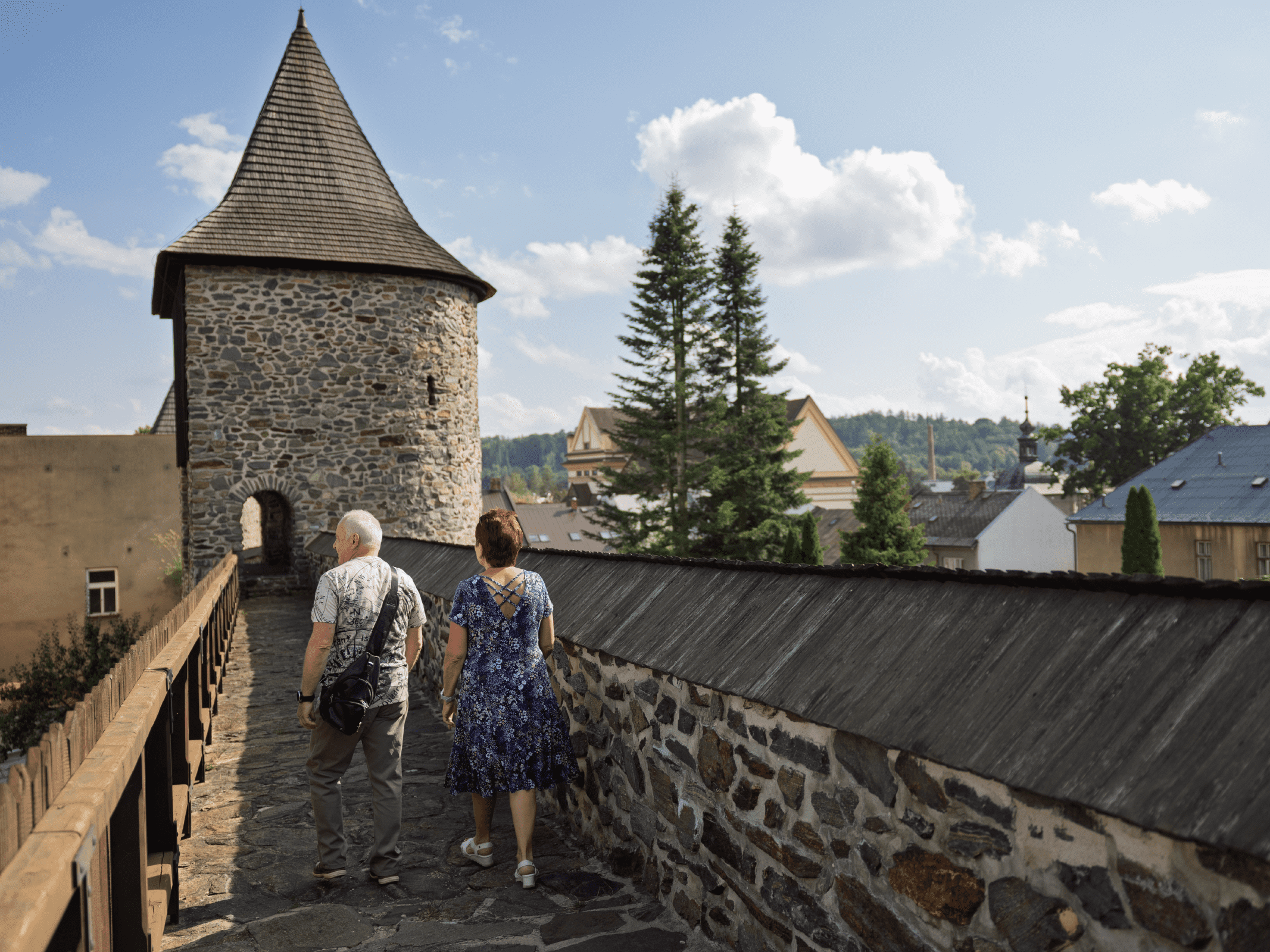 Středověké hradby. Foto: ©Jakub Klimeš, Polička