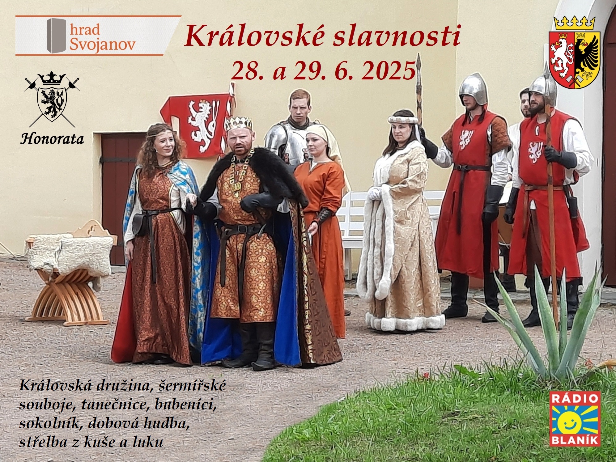 Oblíbený královský hrad Svojanov zahájí prázdniny ve velkém. Přivítá královskou družinu