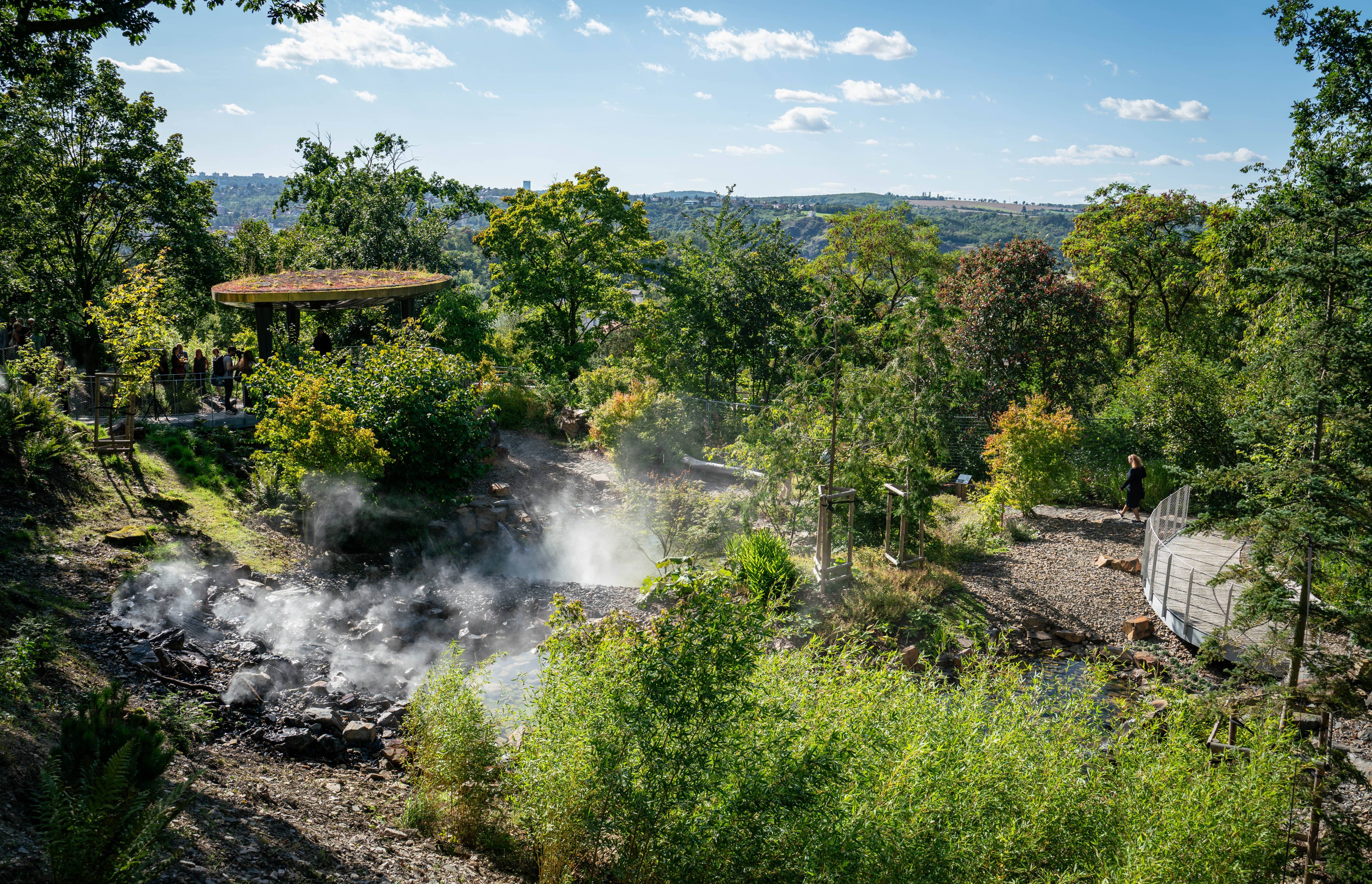 V botanické zahradě v Troji představují novou expozici Japonské mlžné lesy. Foto: ©Botanická zahrada