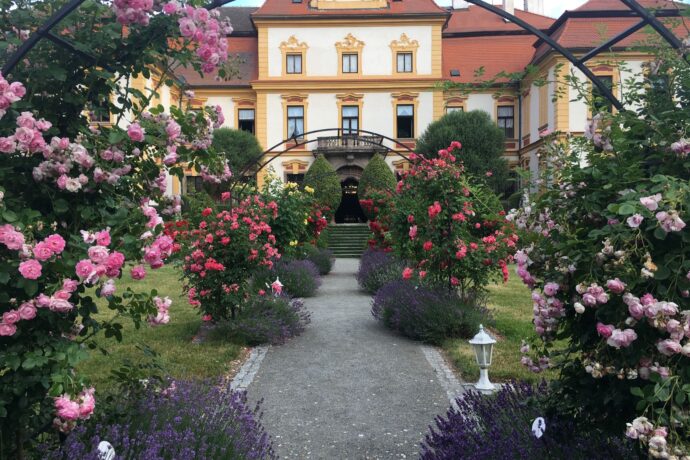 Pohled z Rosaria. Foto: ©Zámek Jemniště