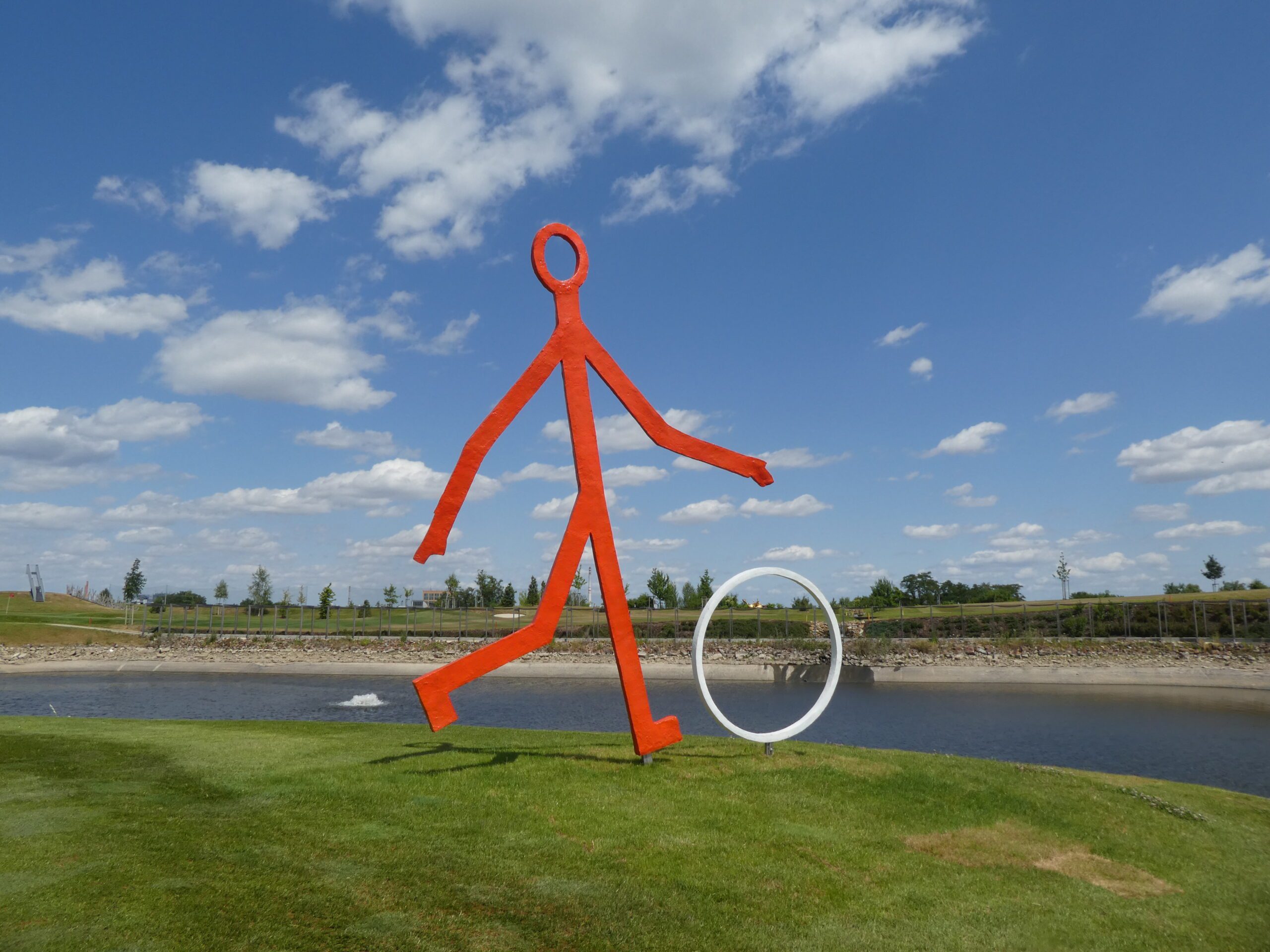 Běžec, Stanislav Podhrázský. Foto: © Golf Galerie Hostivař